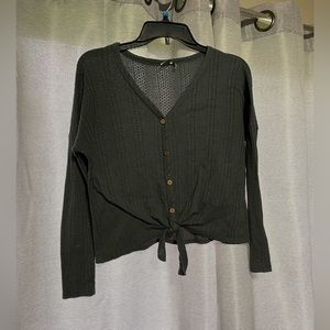 Women’s Button Front Tie Top
